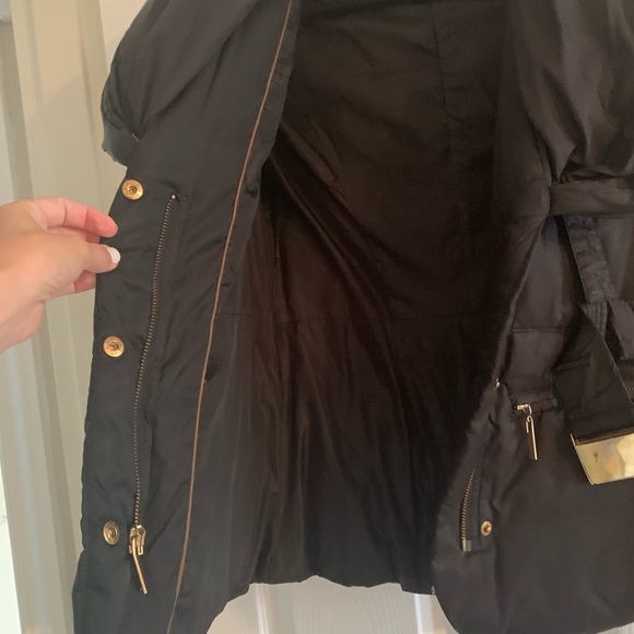 Women’s Black Laundry Puffer Jacket with hood XS - Picture 5 of 6